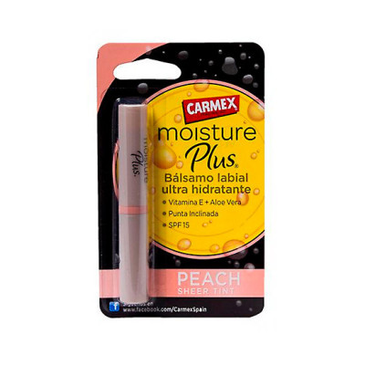 Carmex moisture plus peach 2g