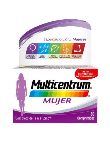 Multicentrum mujer 30 comp