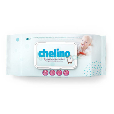 Chelino toallitas inf f&l 60ud