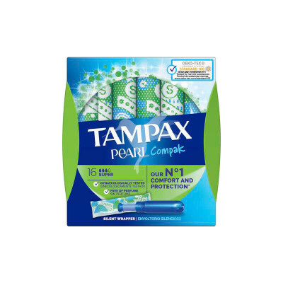 Tampax compack pearl super 18