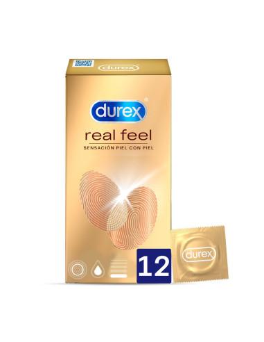 Durex Preservativos Sensitivos Real Feel - 12...