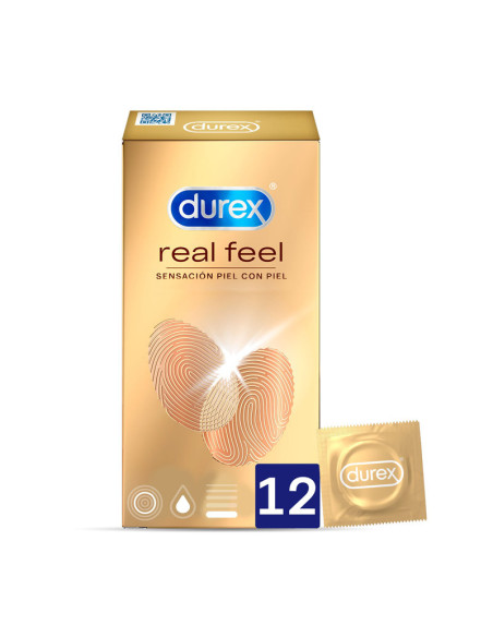 Durex Preservativos Sensitivos Real Feel - 12 Condones