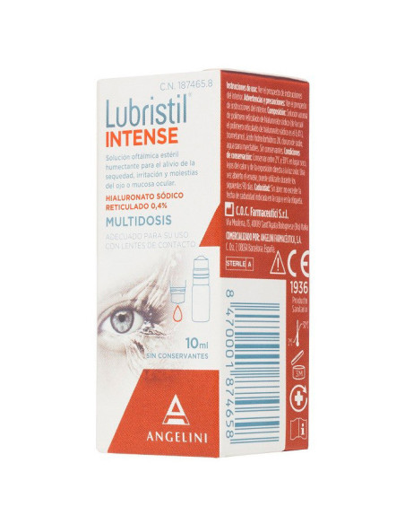 Lubristil intense solucion oftalmica 10 envases multidosis