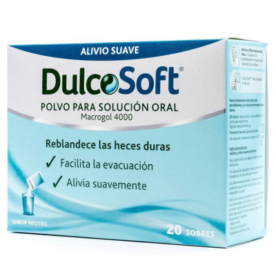 Dulcosoft 125 mg 20 sobres