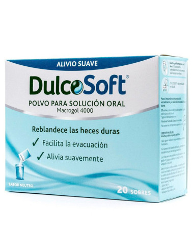 Dulcosoft 125 mg 20 sobres
