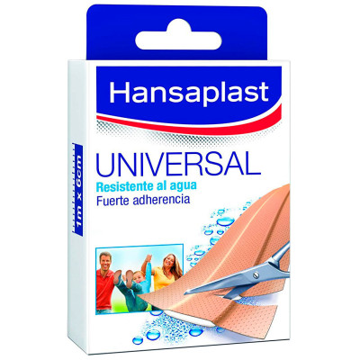 Hansaplast universal aposito adhesivo tira 1 x 6 cm
