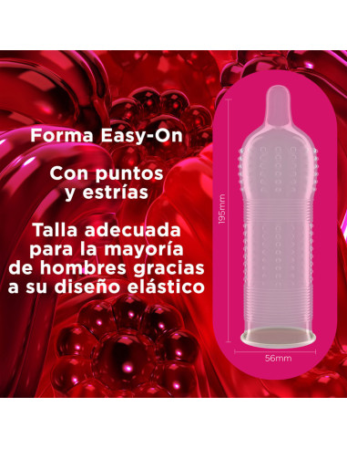 Durex Preservativos Dame Placer Con Puntos Y...