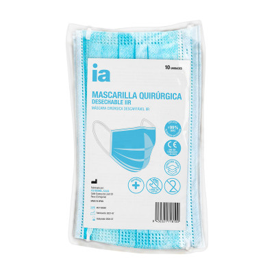 Mascarilla quirurgica desechable adulto iir interapothek...