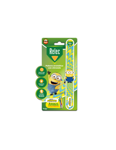 Relec pulsera aromatica 1 unidad minion...