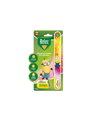 Relec pulsera aromatica 1 unidad minion...
