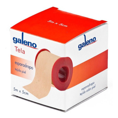Esparadrapo hipoalergico galeno tela 1 unidad 5 m x 5 cm...