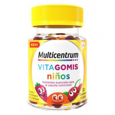 Multicentrum vitagomis niños 30 caramelos de goma sabor...