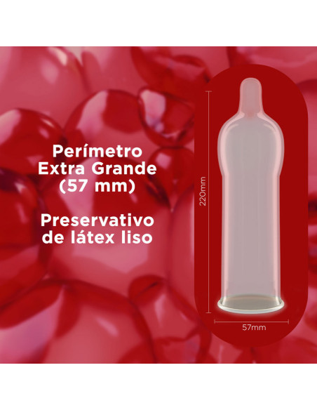 Durex Preservativos Sensitivo Suave Para Mayor Sensibilidad Talla Xl - 10 Condones
