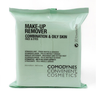 Comodynes oily skin toallitas desmaquillantes 3 en 1 20 u