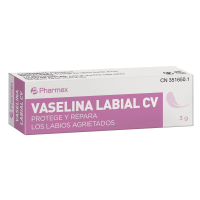 Vaselina labial cv 1 unidad 3 g