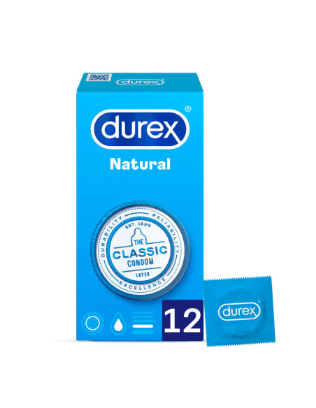 Durex Preservativos Originales Natural Plus - 12 Condones