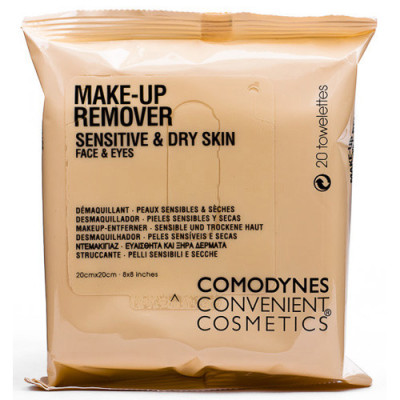 Comodynes dry skin toallita desmaquillante 3 en 1 20 u