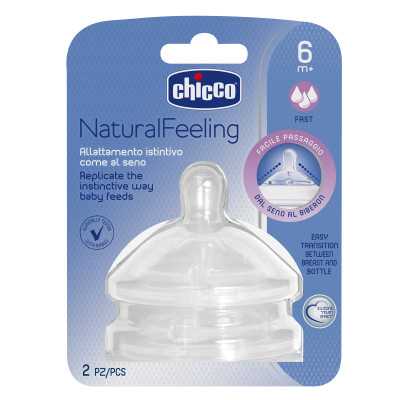 Tetina chicco natfeelrap+6m 2u 2
