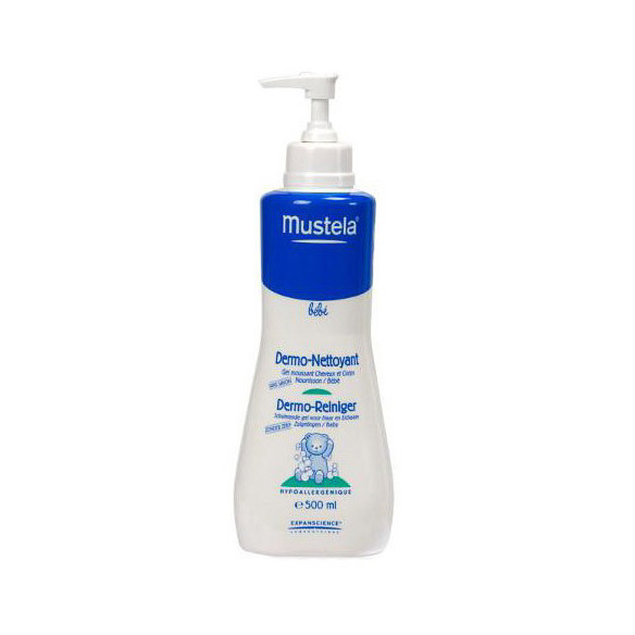 MUSTELA GEL DE BAÑO SUAVE CUERPO Y CABELLO 500ML