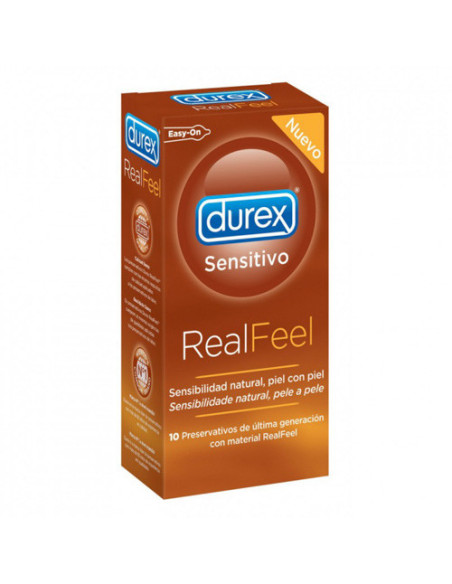 Durex Preservativos Sensitivos Real Feel - 12 Condones