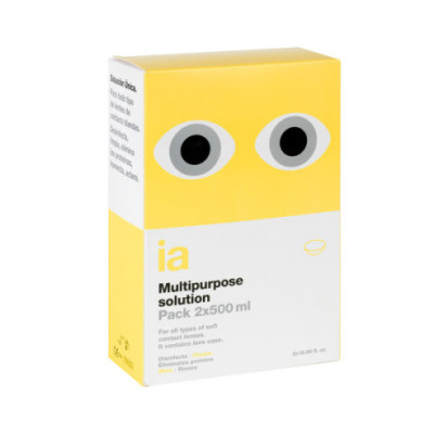 INTERAPOTHEK SOLUCION UNICA 2 ENVASES 500 ML