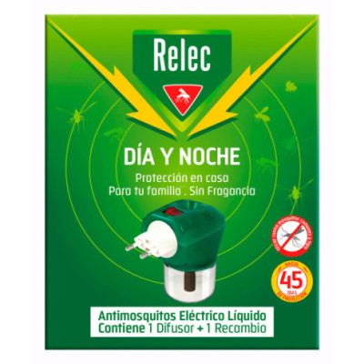 RELEC DIA Y NOCHE ANTIMOSQUITOS ELECTRICO LIQUIDO ON OFF...