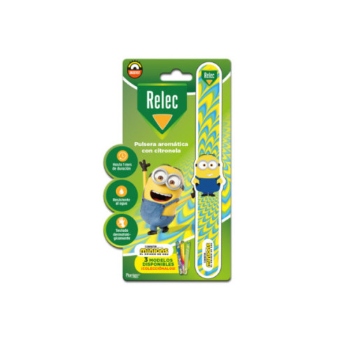 RELEC PULSERA AROMATICA 1 UNIDAD MINION...