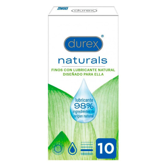 DUREX NATURALS PRESERVATIVOS 10 UNIDADES