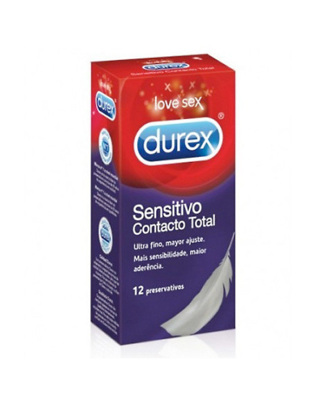 Durex Preservativos Super Finos Contacto Total - 12 Condones