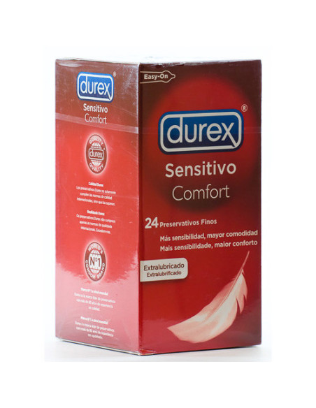 Durex Preservativos Sensitivo Suave Para Mayor Sensibilidad - 24 Condones