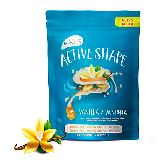 ACTIVE SHAKE BY XLS BATIDO SUSTITUTIVO POLVO 1 ENVASE 250 G SABOR VAINILLA