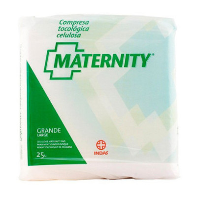 MATERNITY TOCOLOGICA CELULOSA 25 UD