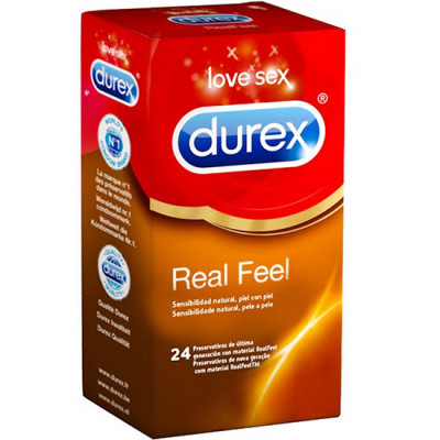 Durex Preservativos Sensitivos Real Feel - 24 Condones