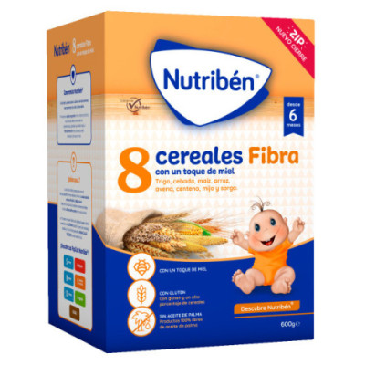 NUTRIBEN 8 CER MIEL FIBR 600 G