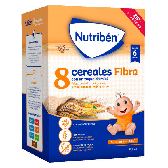 NUTRIBEN 8 CER MIEL FIBR 600 G