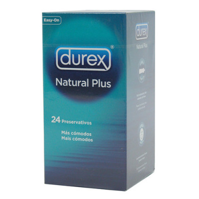 Durex Preservativos Originales Natural Plus - 24 Condones