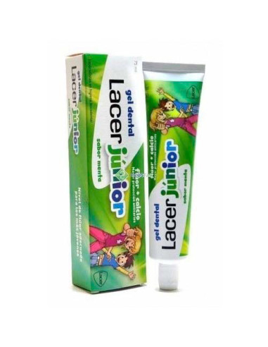 Lacer gel junior menta 75 ml