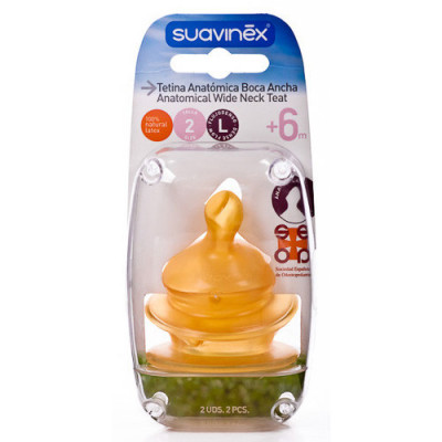 Tetina suavinex latex t2 l 2u