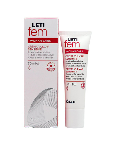 Letifem sensitive crema vulvar 30 ml