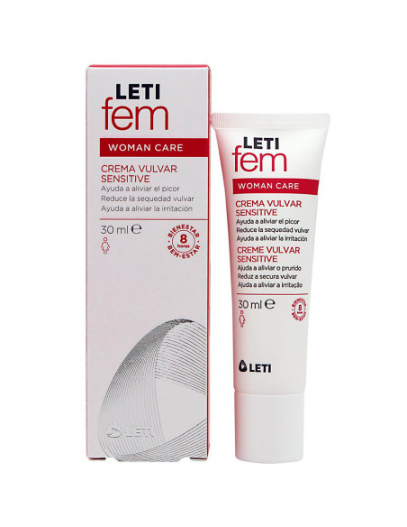 Letifem sensitive crema vulvar 30 ml