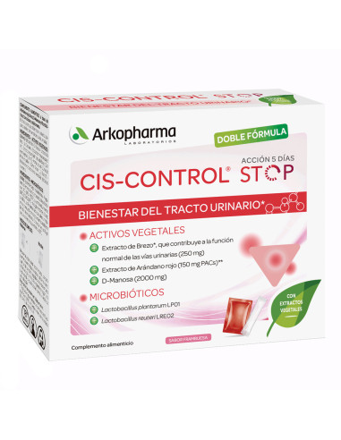 Cis control stop 15 sobres (10 sobres 4 g + 5...
