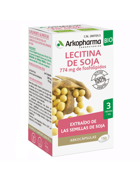 Arkocaps lecitina soja 150caps