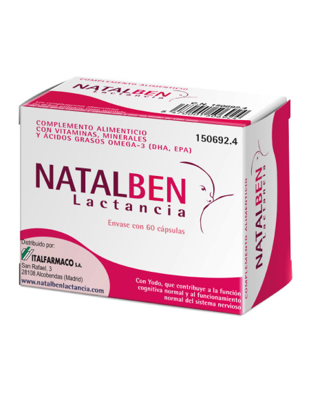 Natalben lactancia 60 caps